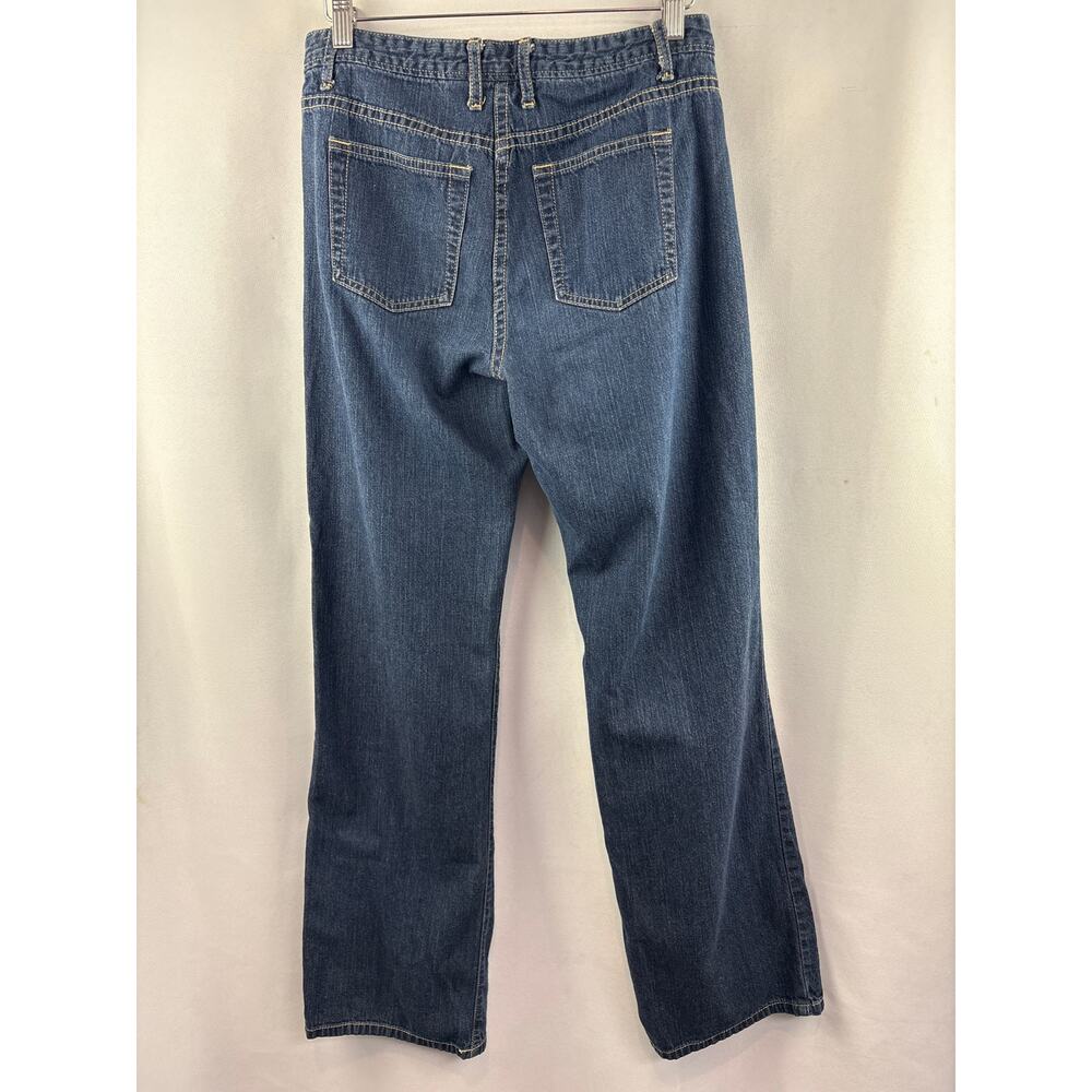 Women’s J.Crew Size 4 Medium Wash Blue Flare Jeans - Picture 3 of 5